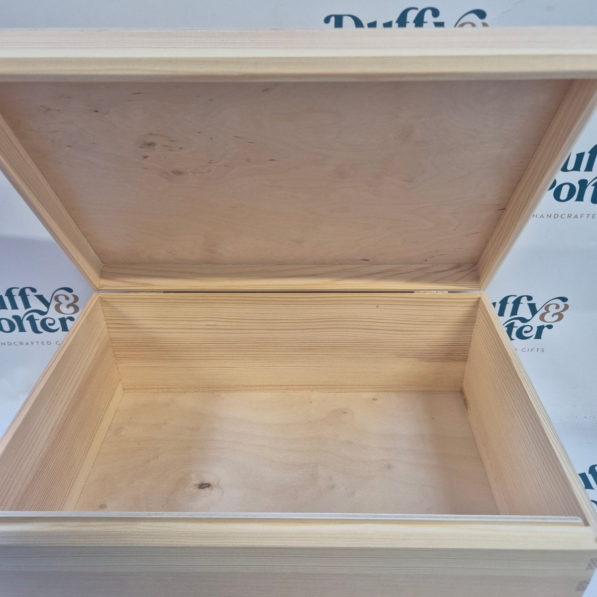 Keepsake Box Teddy Natural Wood Engraved