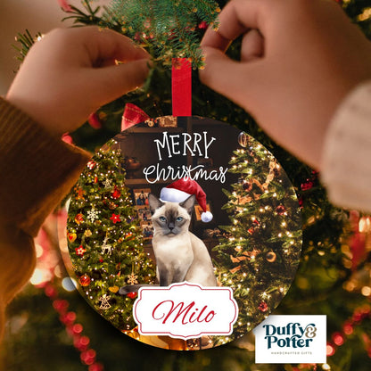 Personalised Pet Cat Decoration