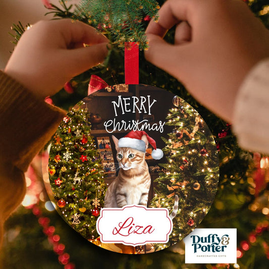 Personalised Pet Cat Decoration