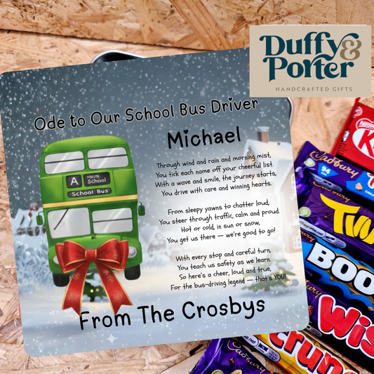 Chocolate Treat Tin – Bus Driver