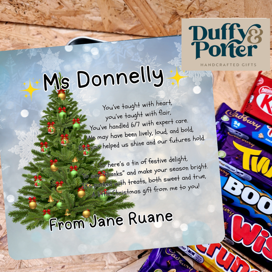 Chocolate Treat Tin – Teacher Christmas