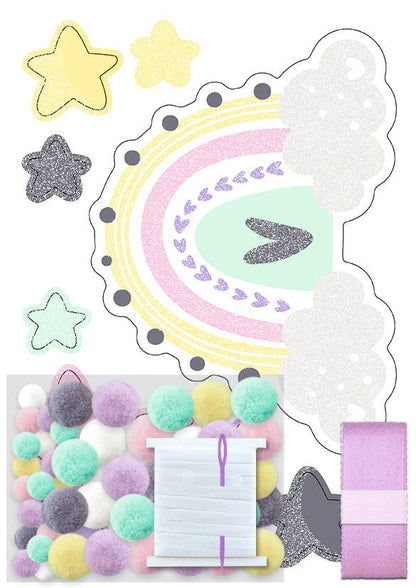 Rainbow decoration set