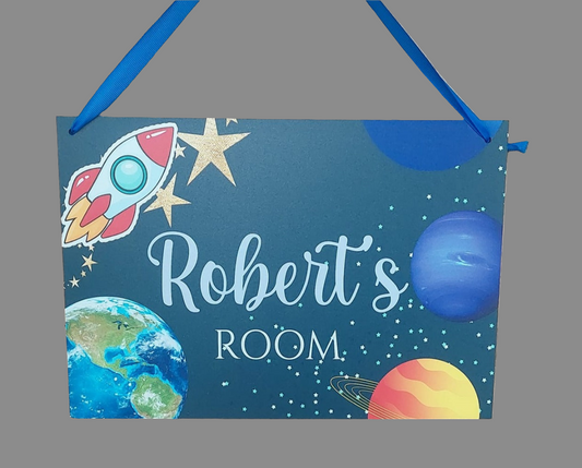 Space Themed Sign