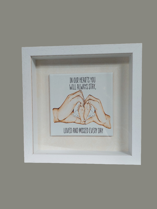 Loss of Baby - watercolour frame