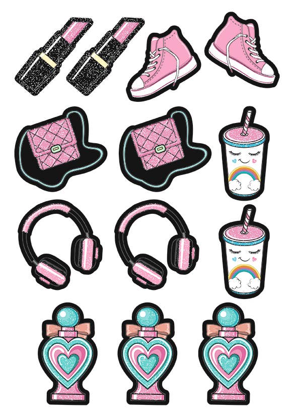 Unicorn decoration set
