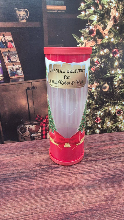 Personalised Elf Arrival Delivery Capsule | Special North Pole Delivery