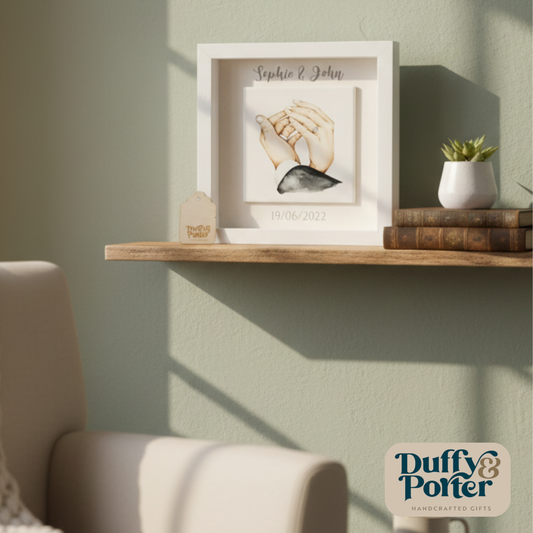 Wedding Frame - Watercolour Two Hands