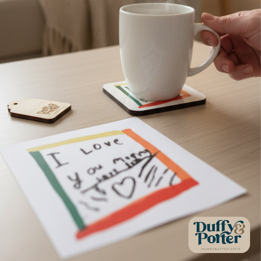 "Designed by them" Coaster