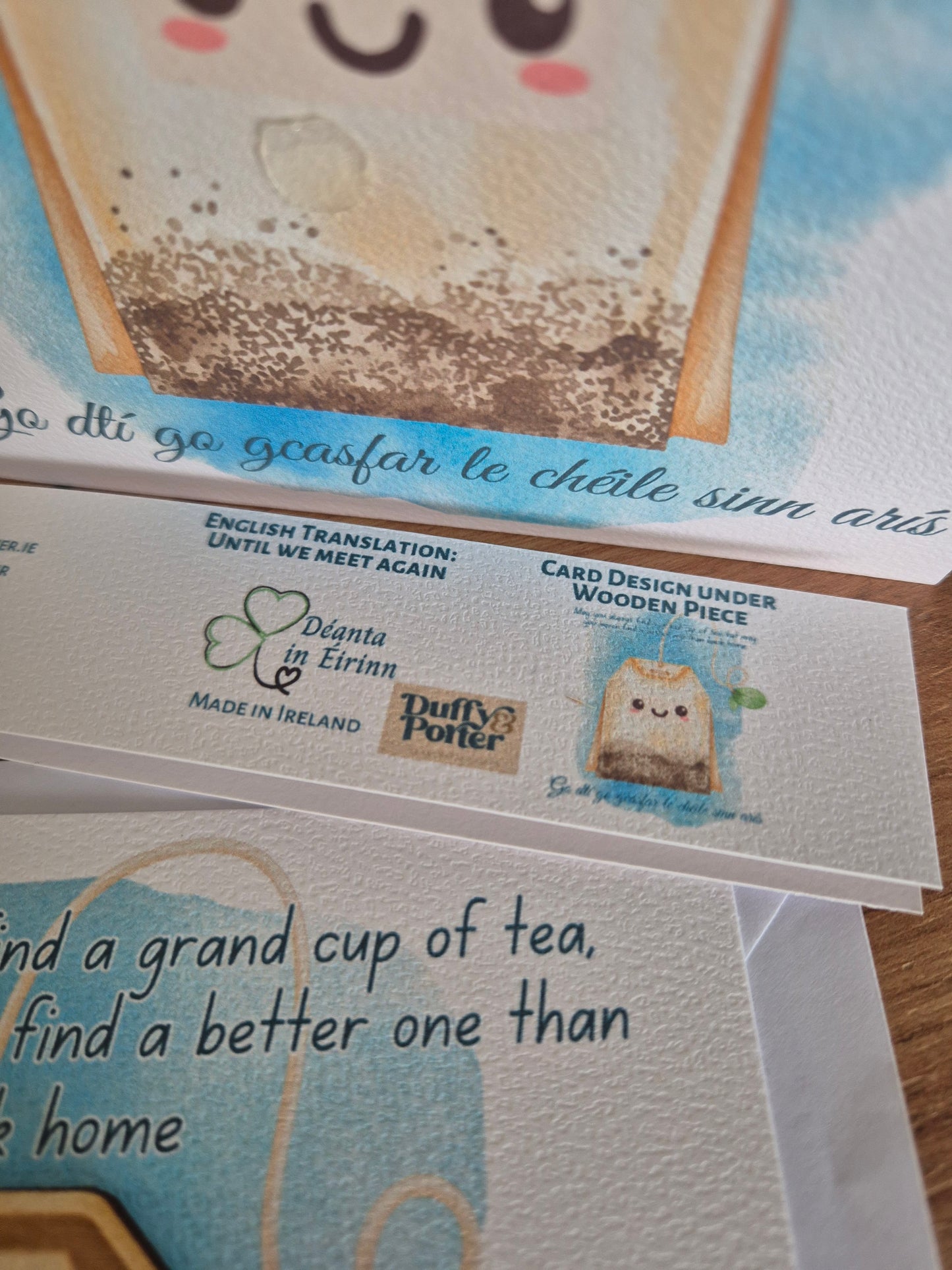 Cupán Tae- until we meet again - Keepsake Card