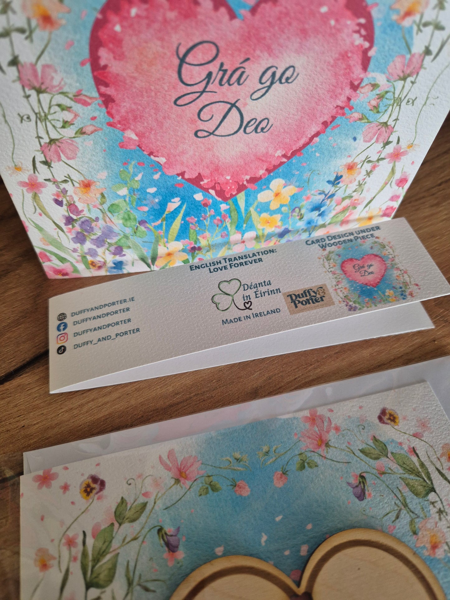 Grá go deo - Keepsake Card