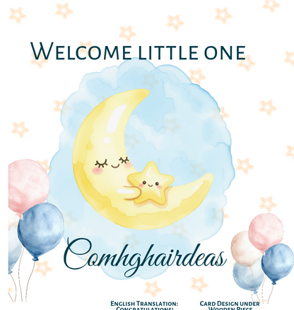 Welcome little one - Keepsake Card