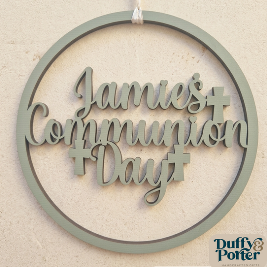Personalised wall hoop