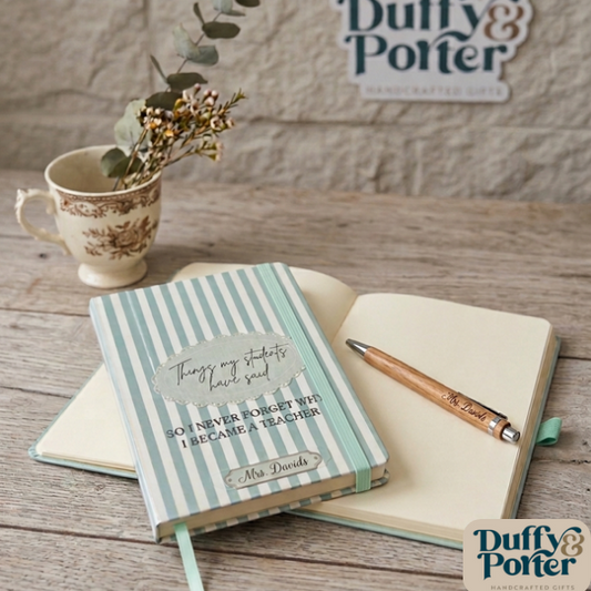 Personalised notebook "things my students said"
