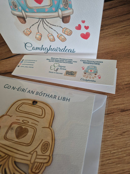 Go Néirí an bother libh - congratulations - Keepsake Card