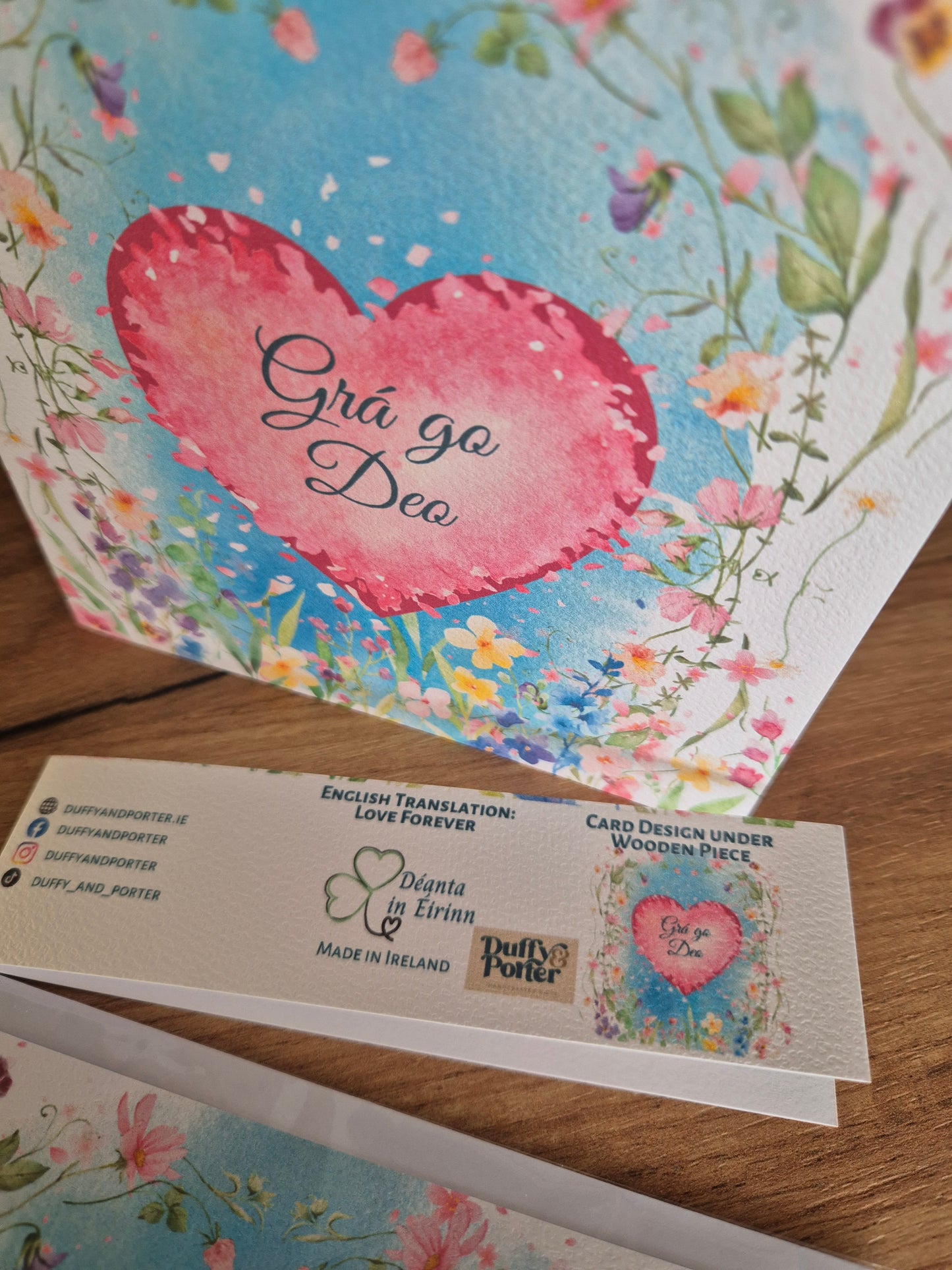 Grá go deo - Keepsake Card