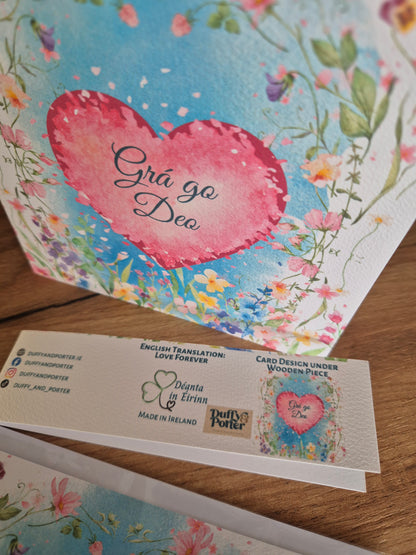 Grá go deo - Keepsake Card