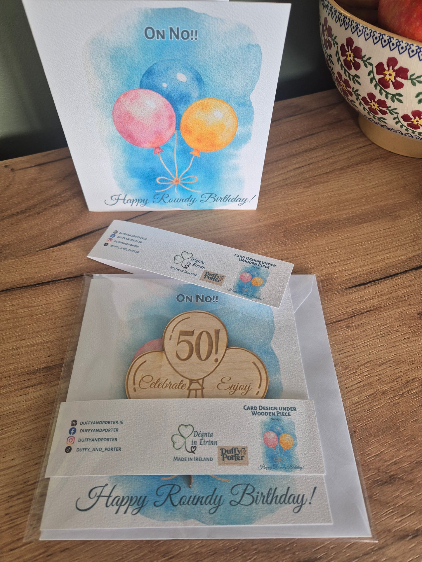 Oh No! 50 birthday - Keepsake Card