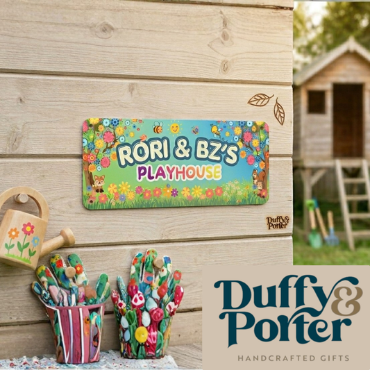 Playhouse Plaque suitable for outdoors
