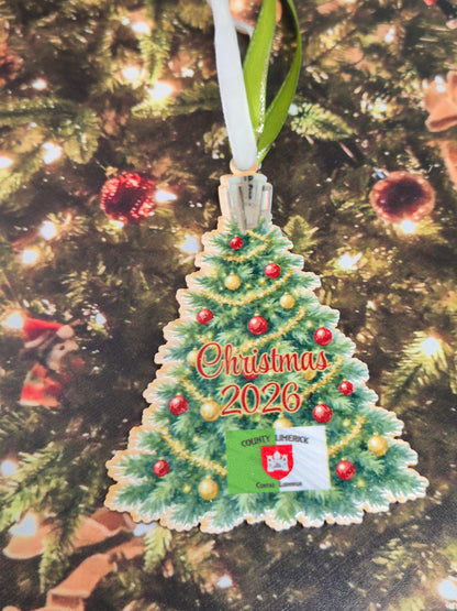 Liam MacCarthy Tree Topper Christmas Ornament – Limerick Edition (2026)