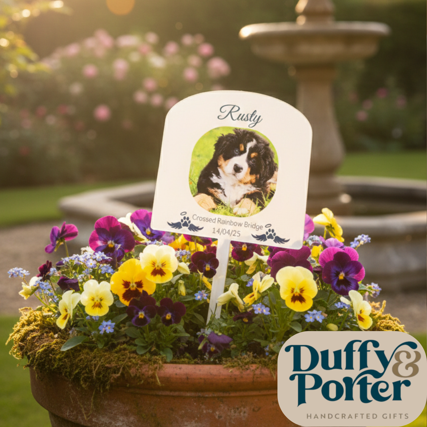Personalised Pet Grave and Plant Spike – A Lasting Tribute to Cherished Companions