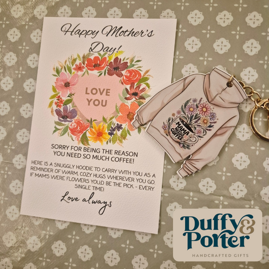 Mama Hoodie Keepsake Keyring