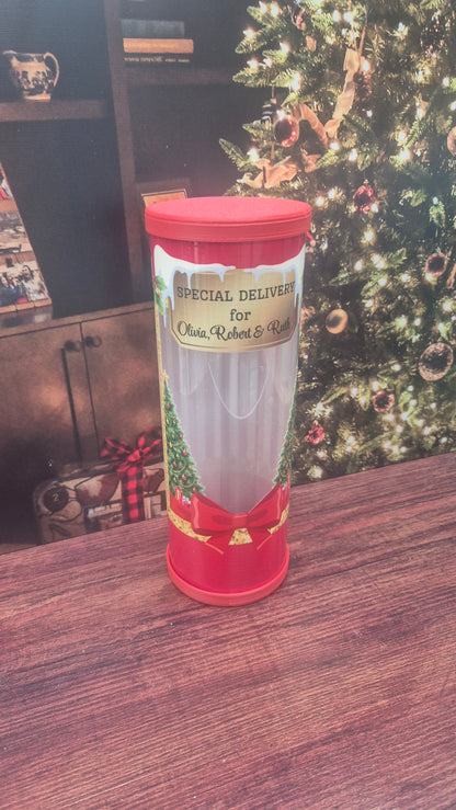 Personalised Elf Arrival Delivery Capsule | Special North Pole Delivery