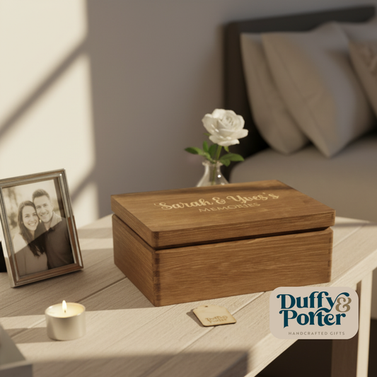 Keepsake Box Personalised Stained Engraved