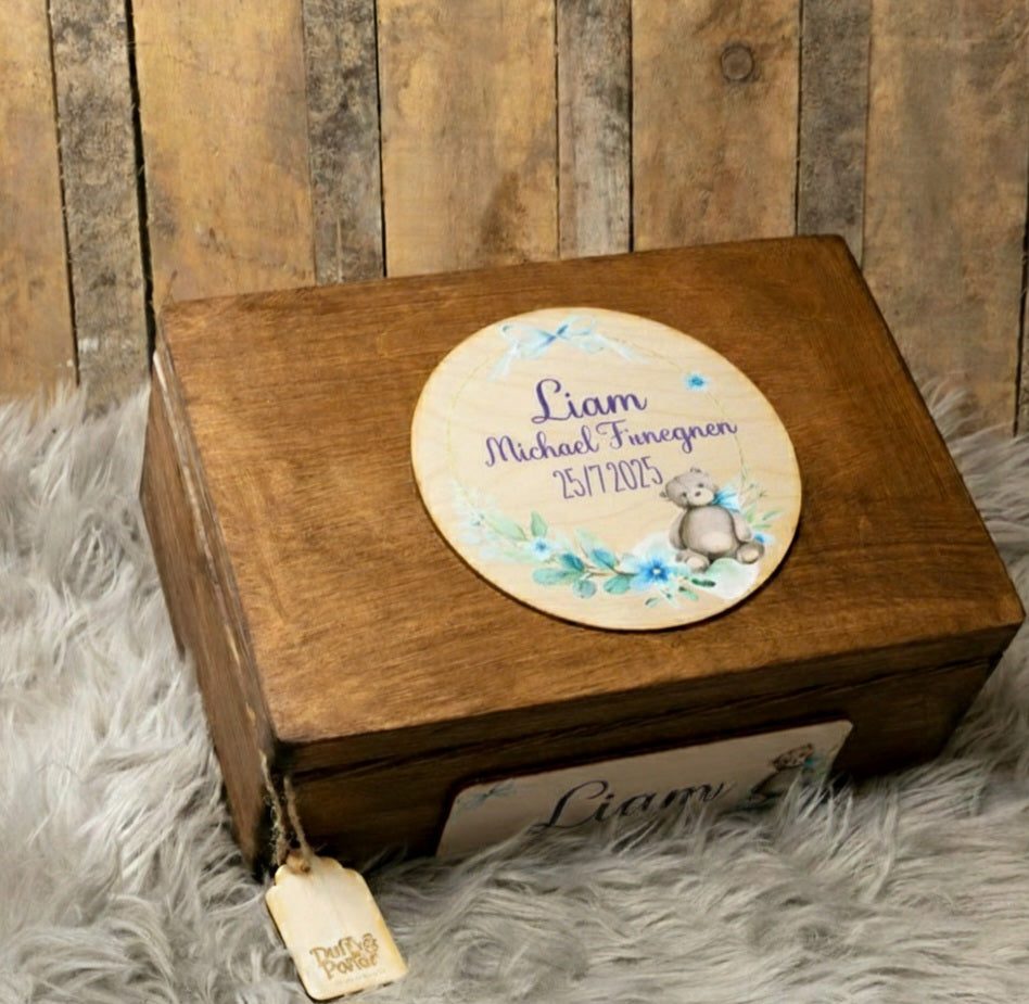 Keepsake Box Thomas Teddy