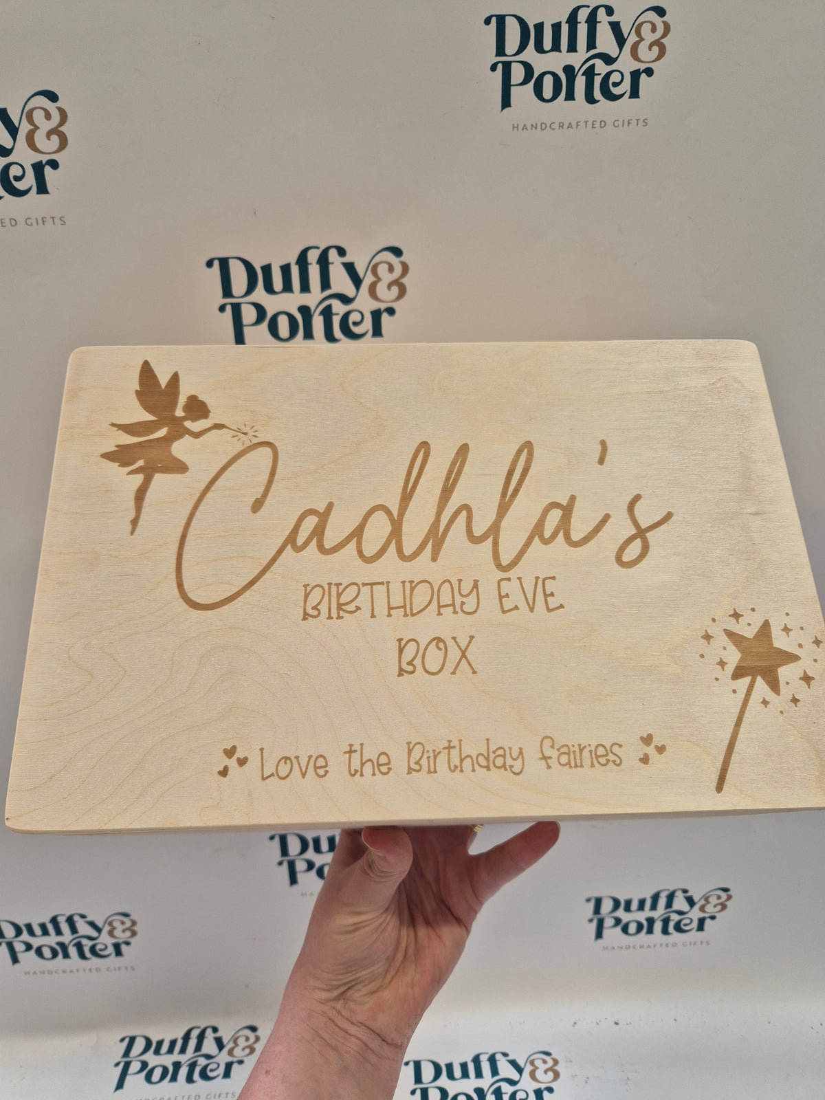 Personalised Wooden Birthday Eve Box  from the fairies