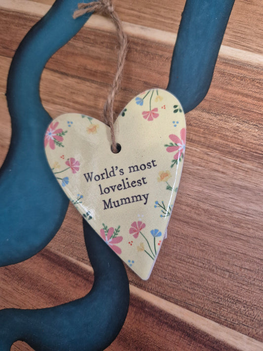 World's most loveliest Mummy. Ceramic heart