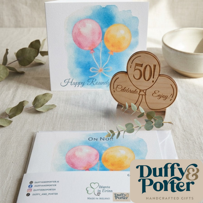 Oh No! 50 birthday - Keepsake Card