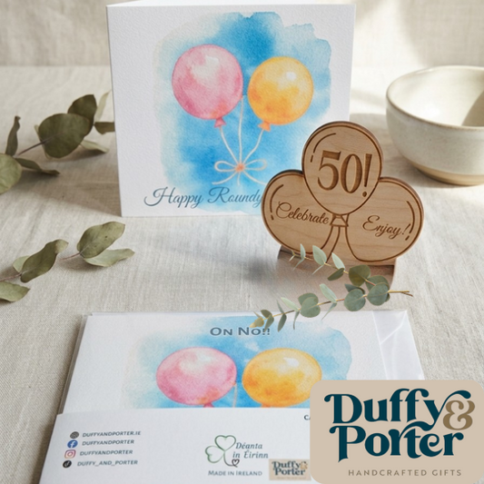 Oh No! 50 birthday - Keepsake Card