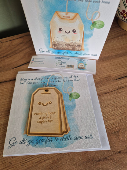 Cupán Tae- until we meet again - Keepsake Card