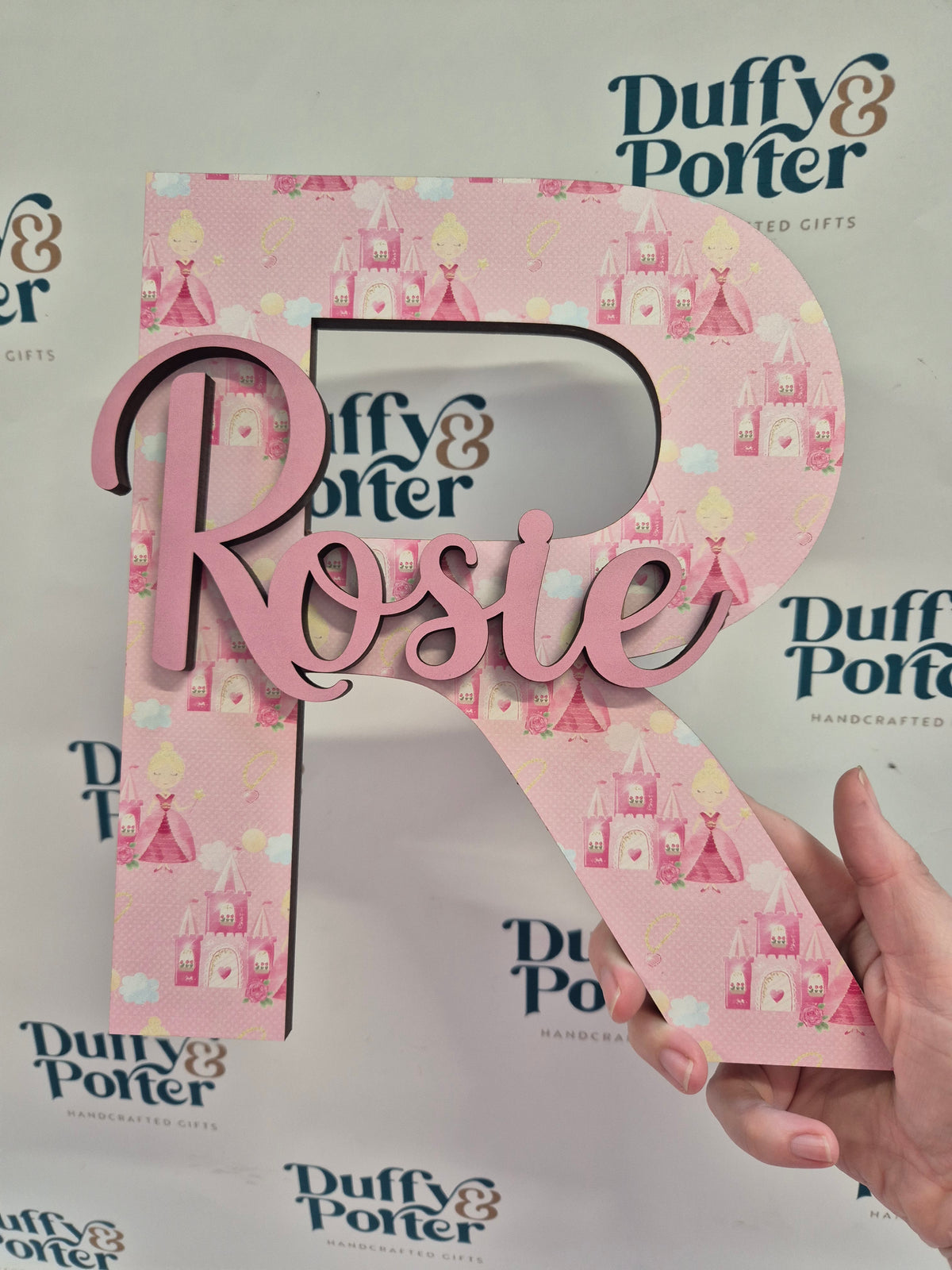 Princess Theme Initial with Name