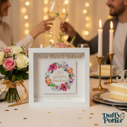 Personalised Anniversary Frame