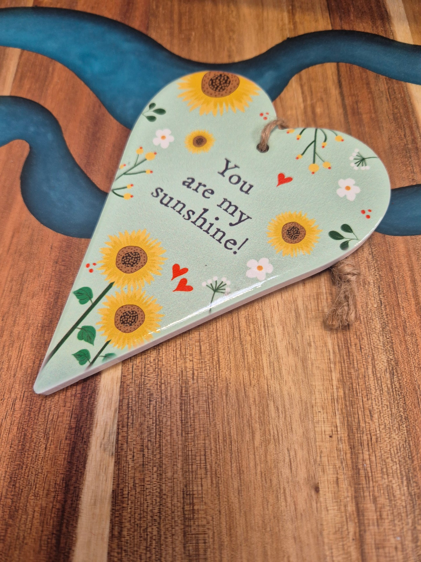 You are my sunshine, ceramic heart