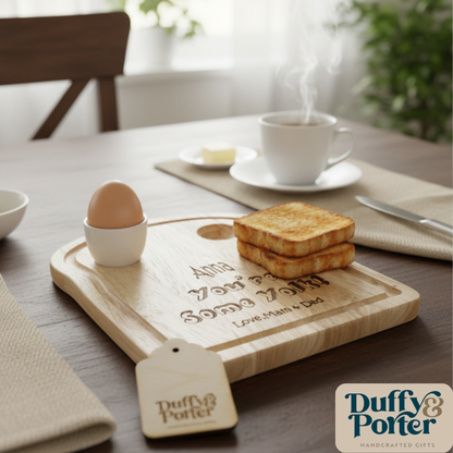 Personalised "Some yolk" board - Toast