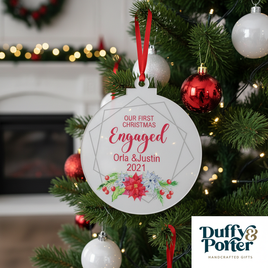 Personalised Engaged decoration 2025