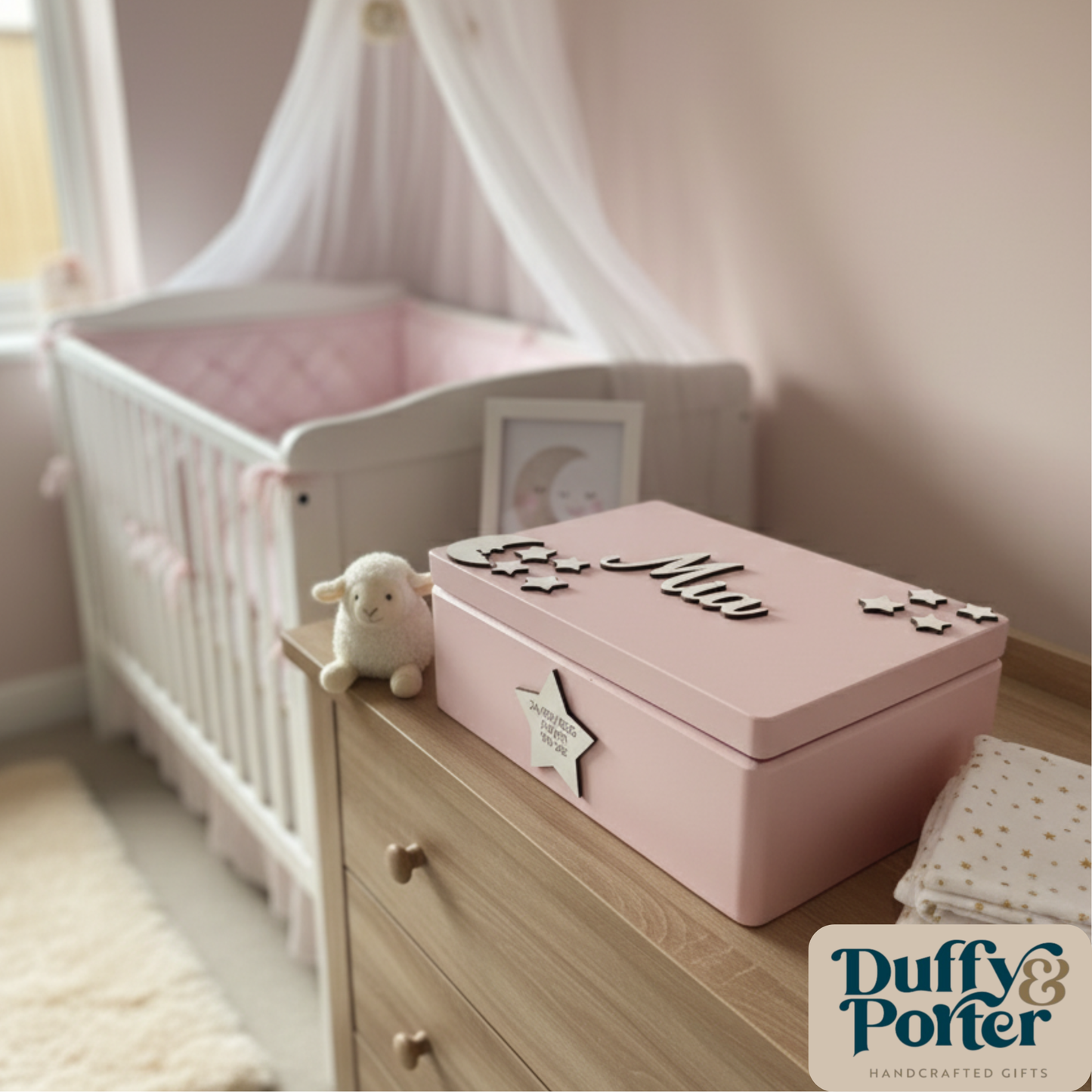 Keepsake Box Moon and Stars