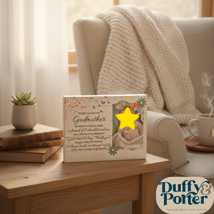 Thank you Godparent wooden block