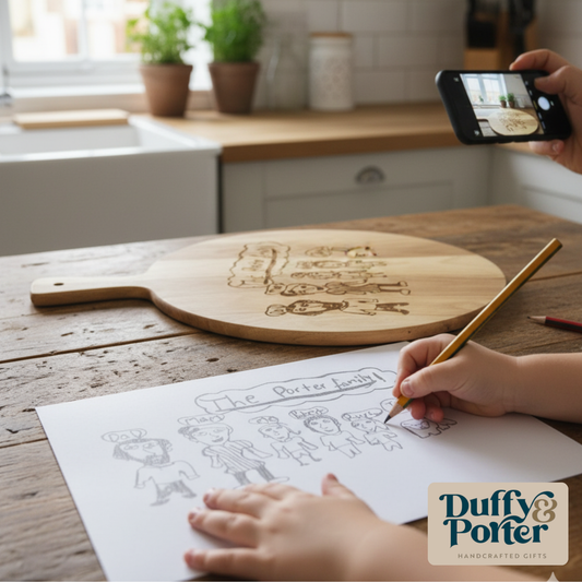 "Designed by them" Pizza board