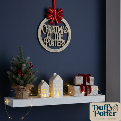 Christmas XL family Wall Bauble