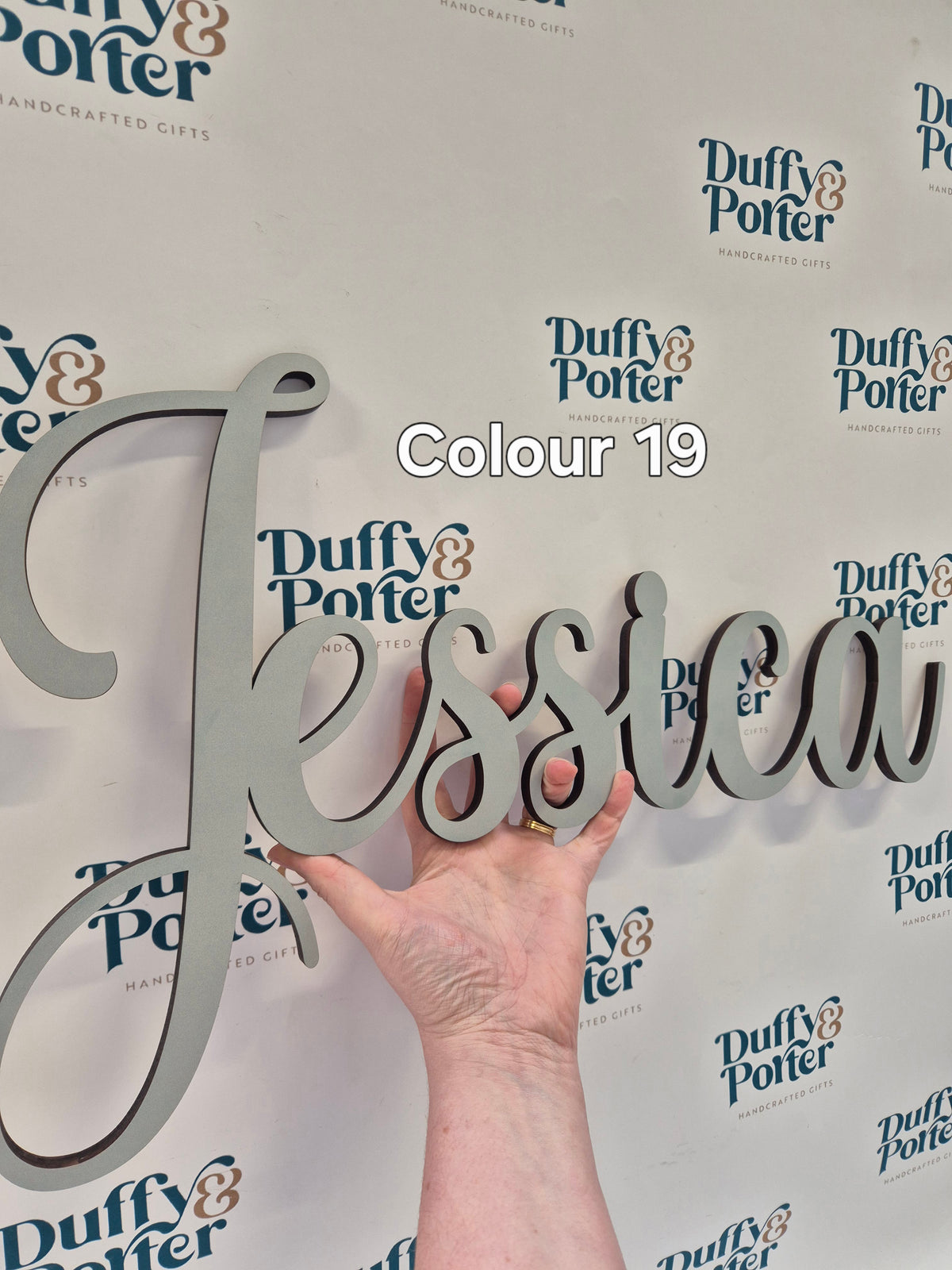 Nursery decor wall name - Script