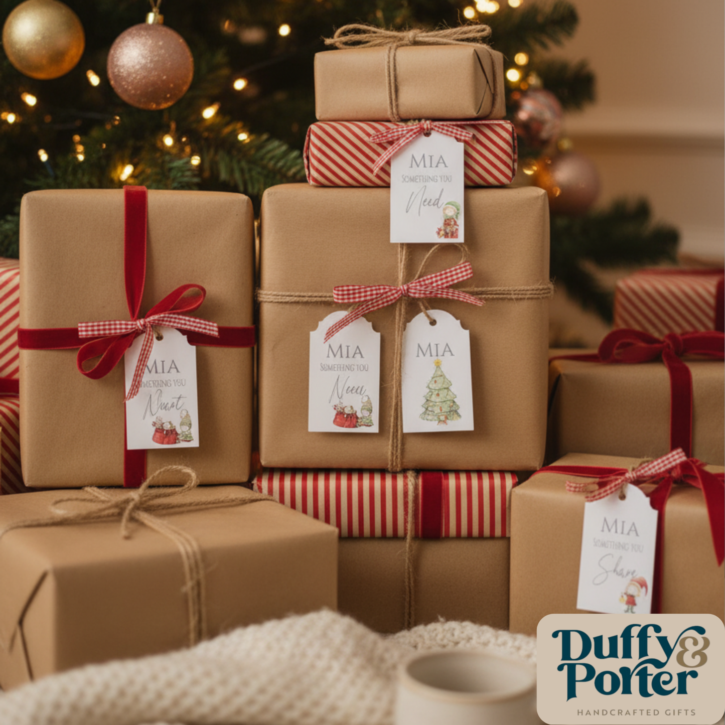 Mindful personalised gift tags - Elf