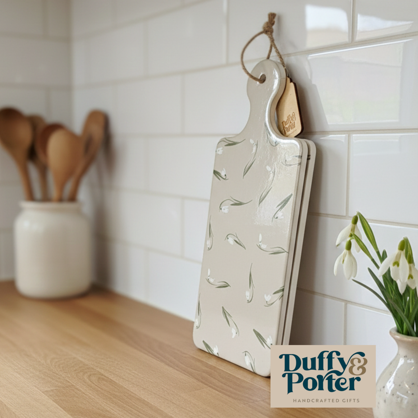 Ceramic Trivet Snowdrop