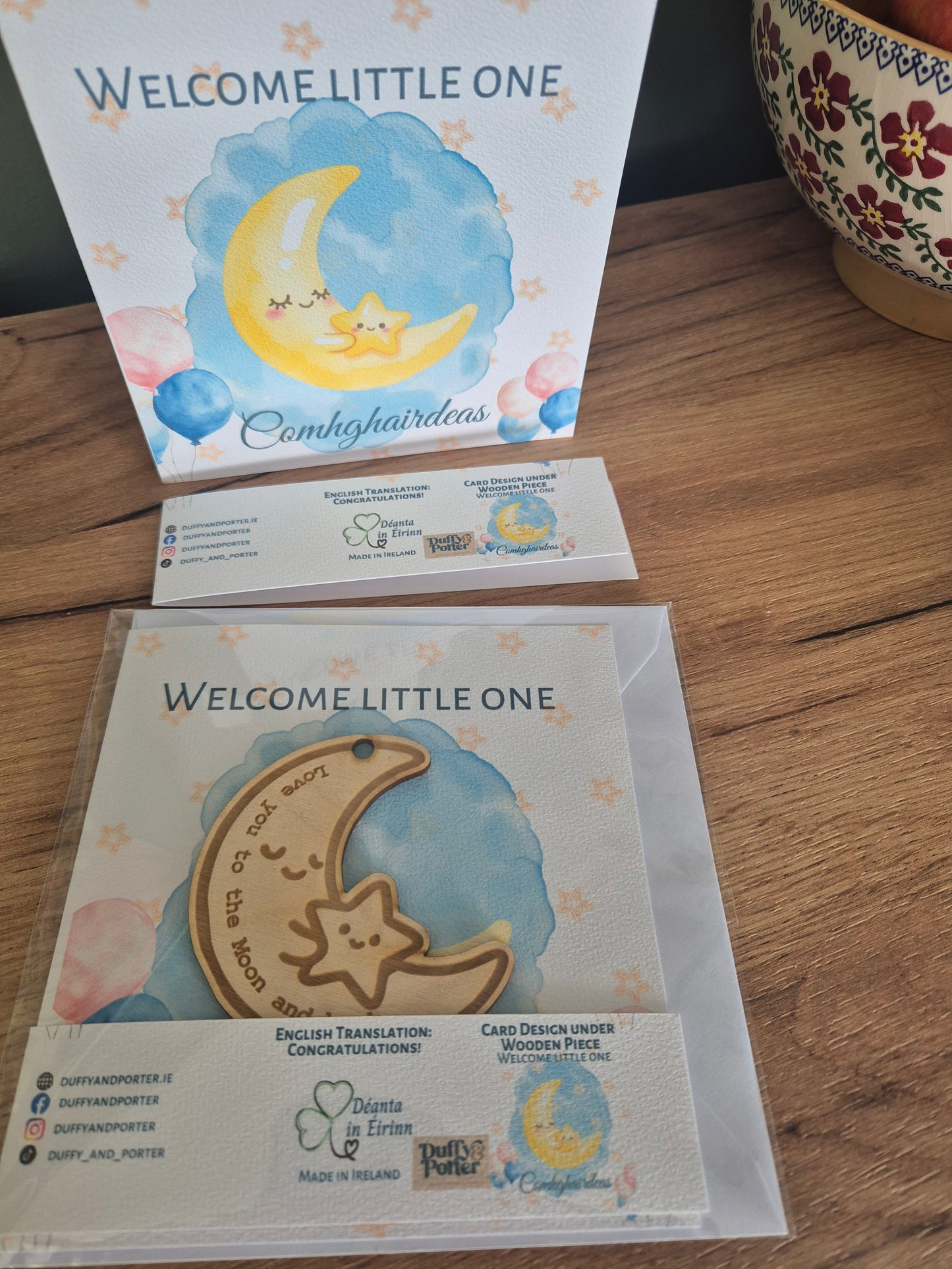Welcome little one - Keepsake Card