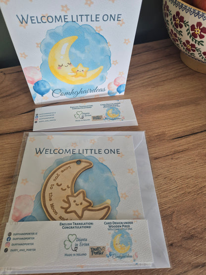 Welcome little one - Keepsake Card
