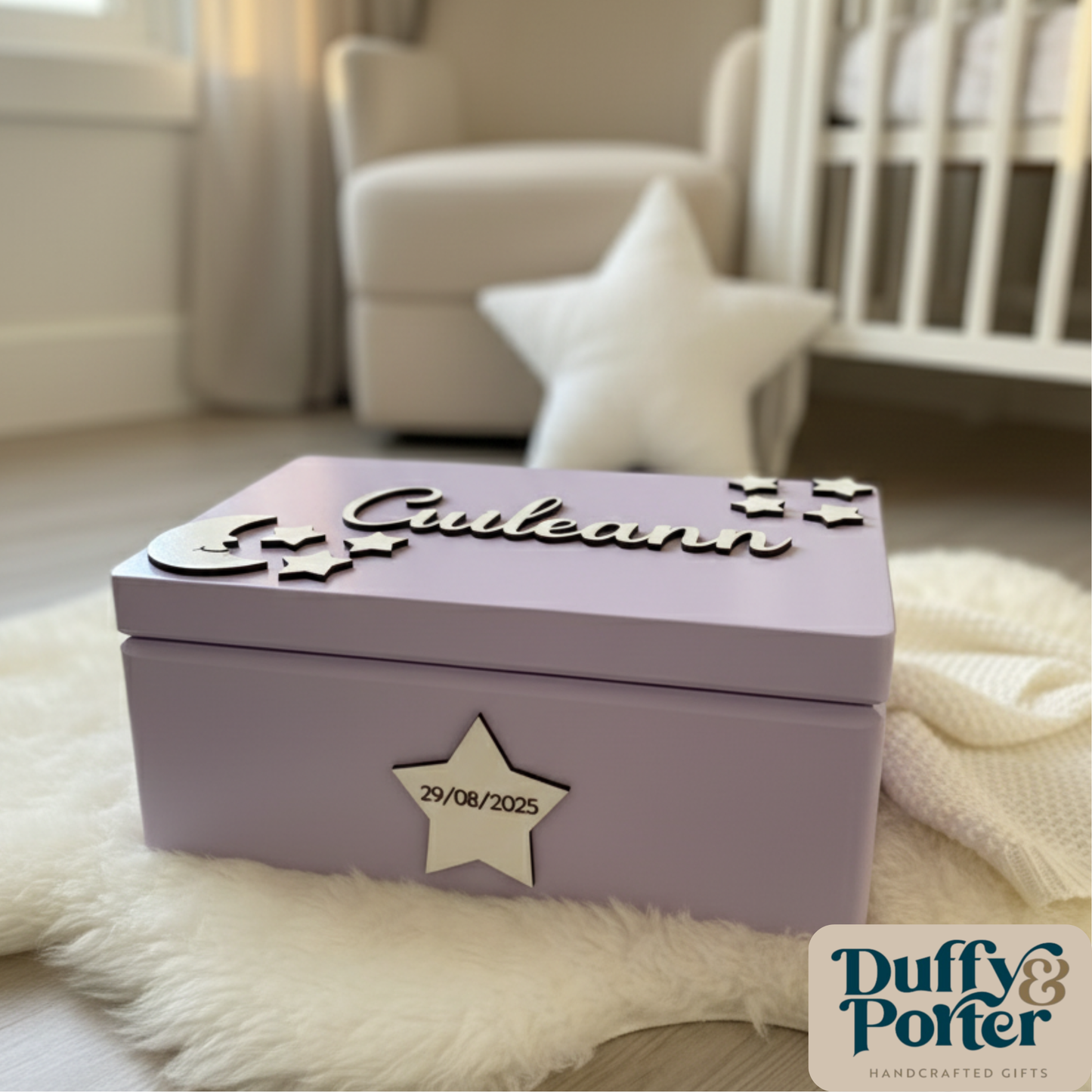 Keepsake Box Moon and Stars