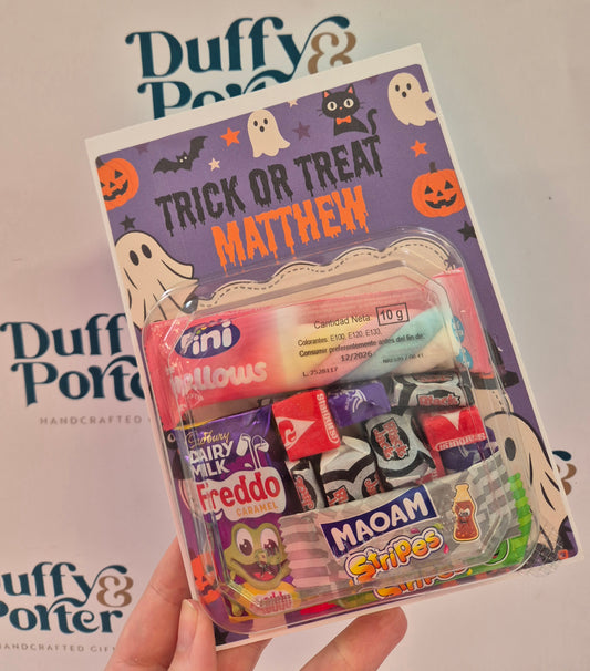 Personalised Halloween Sweet Pack | Custom Trick or Treat Gift Ireland
