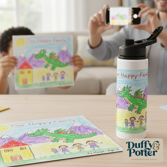 "Designed by them"  flip top aluminium bottle 600ml